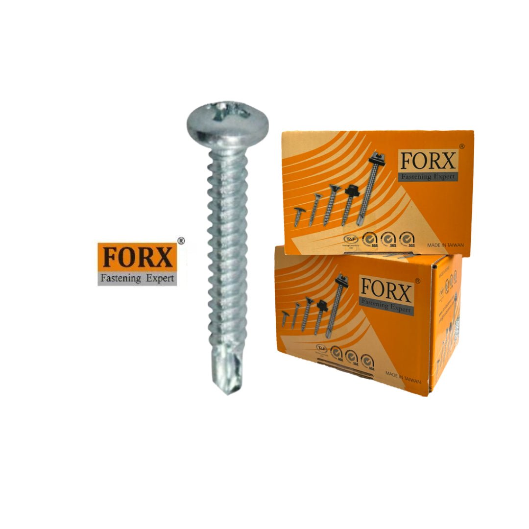 A Single SDS Pan Zinc Screw with Two FORX Boxes