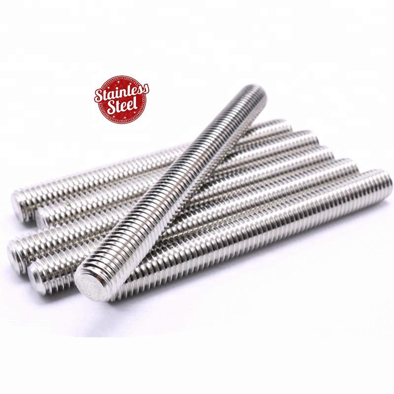 Stainless Steel Threaded Bar with a Stainless Steel logo