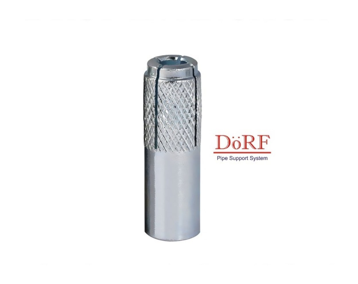 Metal drop-in anchor, DoRF brand.