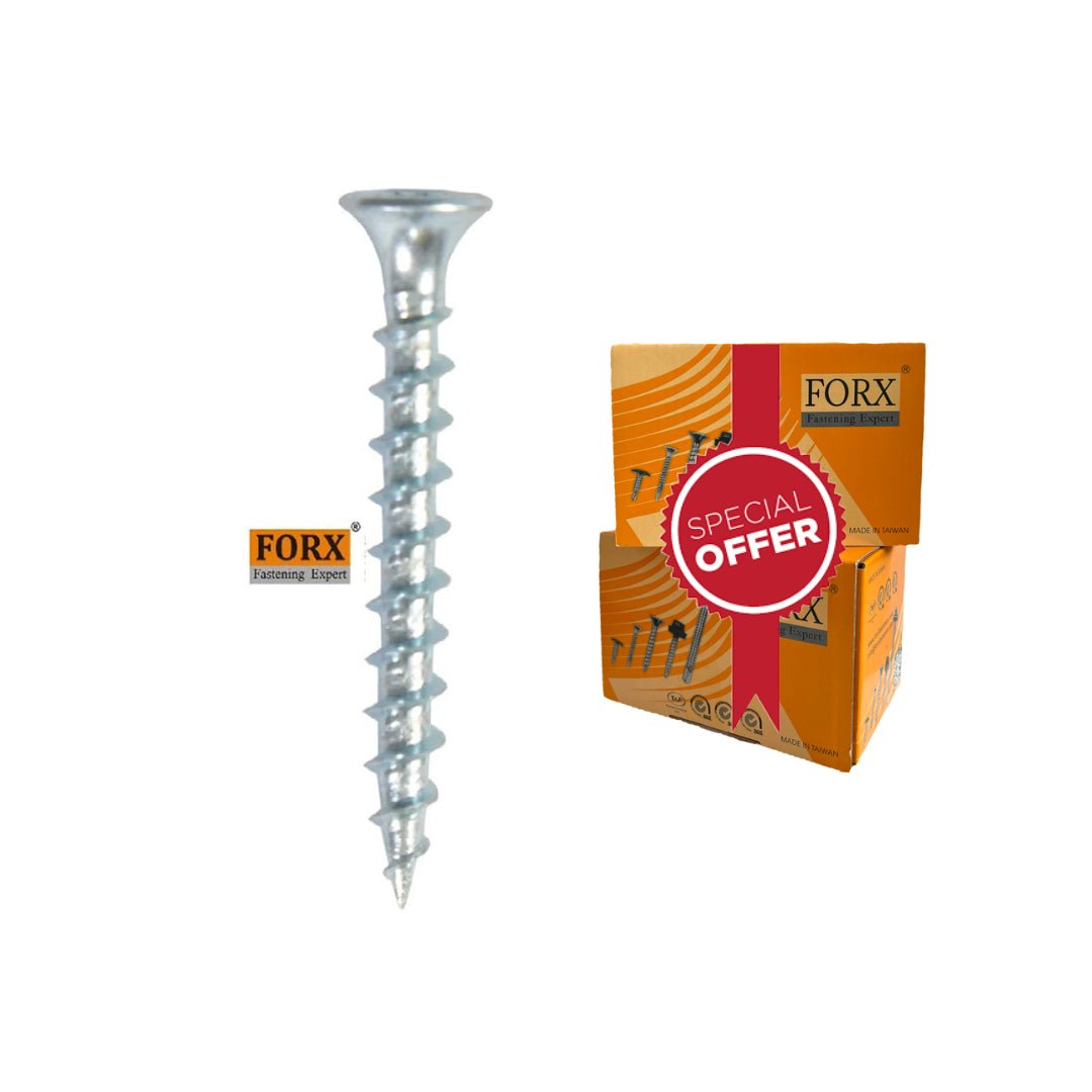 OFFER - Drywall Zinc Coarse Thread #6 x 1-1/4" - FORX - Speedex technical