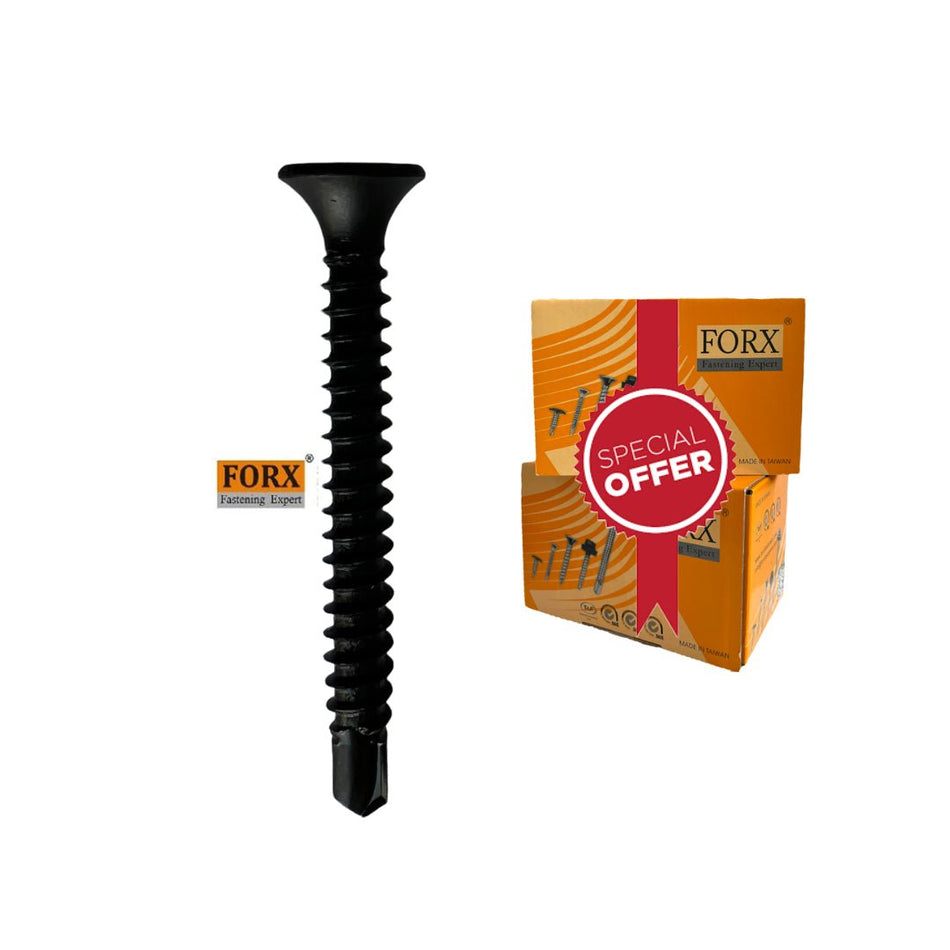 OFFER - SDS Bugle Black #8 x 1-1/2" FORX - Speedex technical