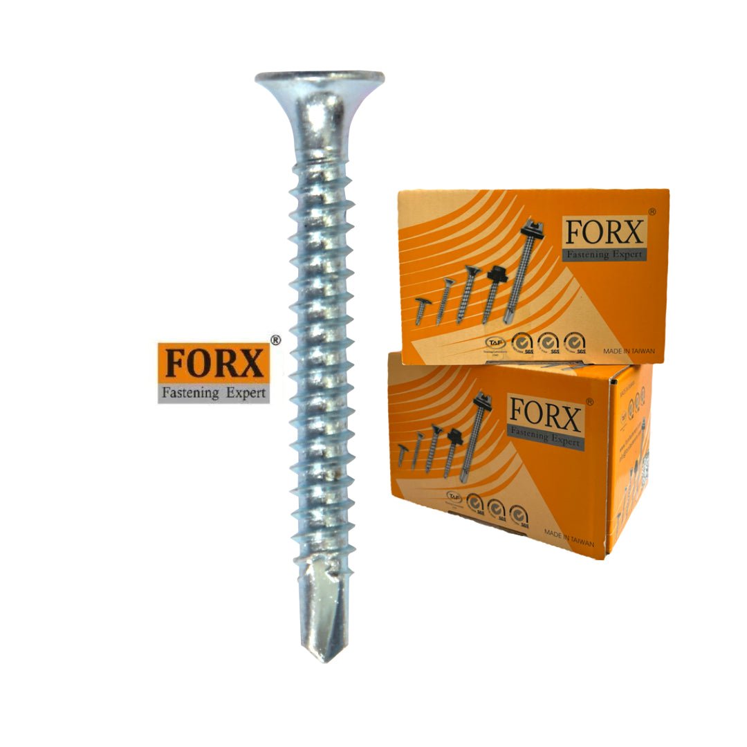 Two FORX Boxes with Zinc Self Drilling BUGLE Head Screw
